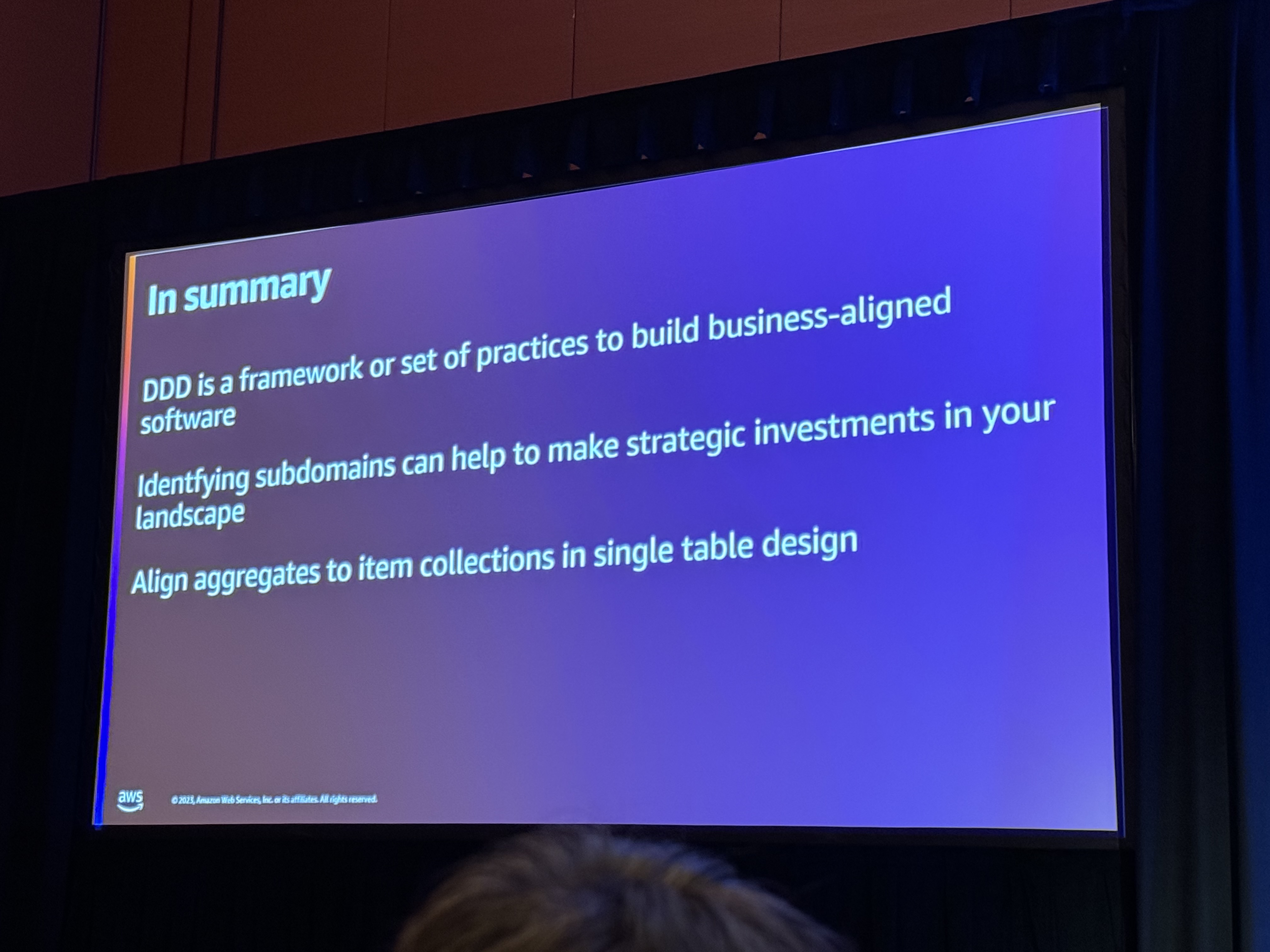 AWS re:Invent Session
