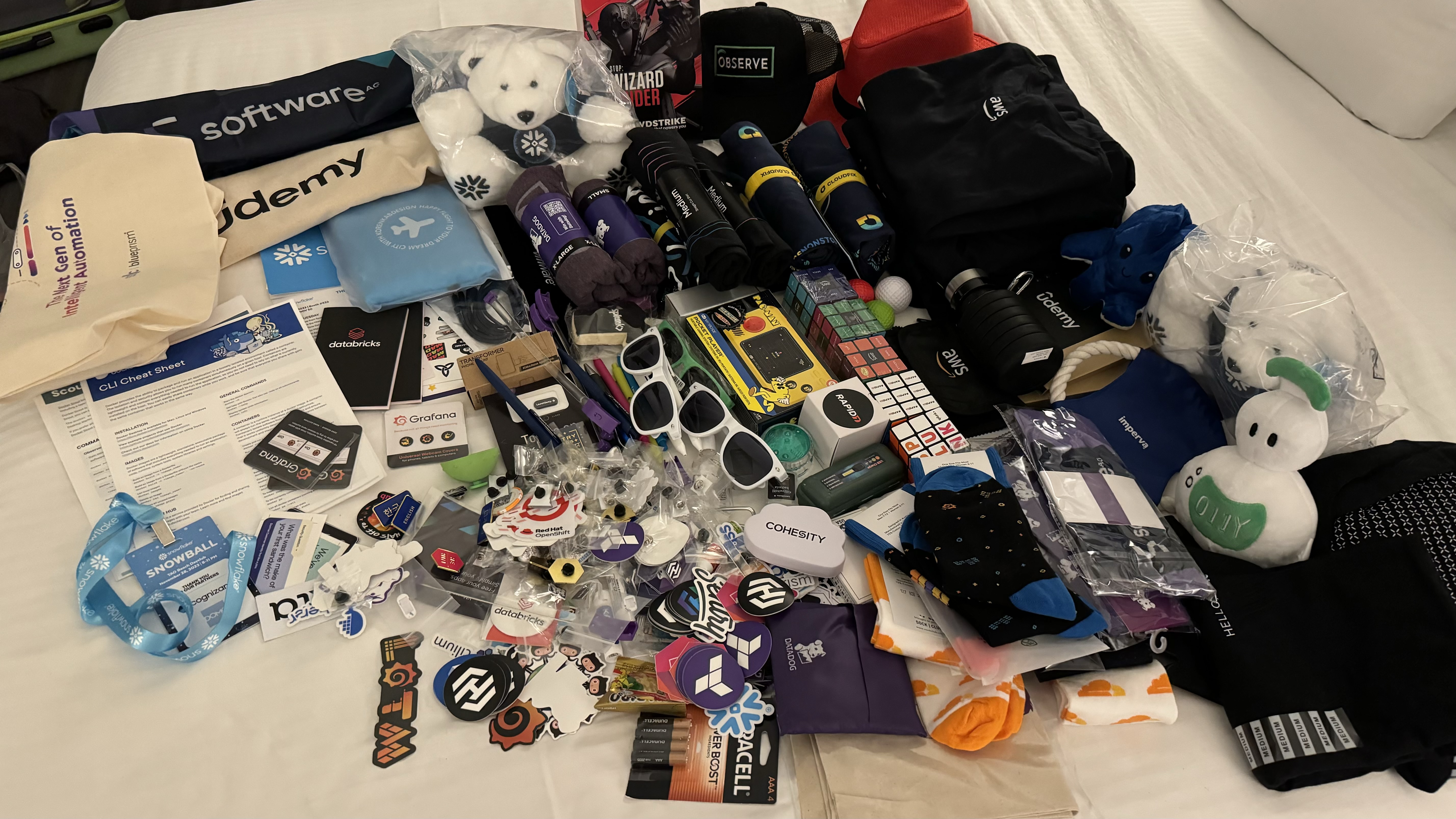 AWS re:Invent Swag